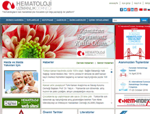 Tablet Screenshot of hematoloji.org.tr